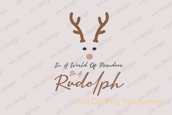 Boho Christmas Reindeer SVG Rudolph