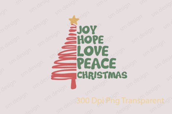 Christmas Quotes SVG Joy Hope Love Peace