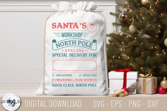 Christmas Santa Sack SVG Review
