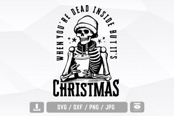 Dead Inside but Its Christmas Svg
