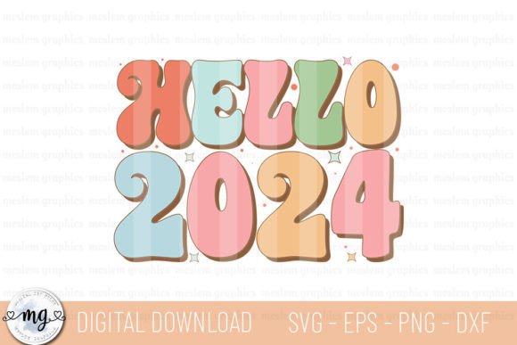 Hello 2024 – New Year SVG: Hands-On Embroidery Review