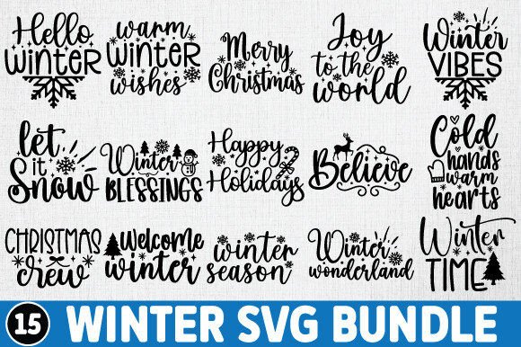 Winter SVG Bundle: Real Talk from an Embroidery Designer